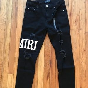 Amiri Jeans Logo Brand New-30